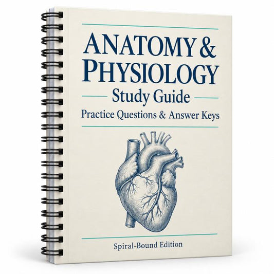 Anatomy and Physiology Study Guide – Spiral-Bound Edition-PrepWithLaila
