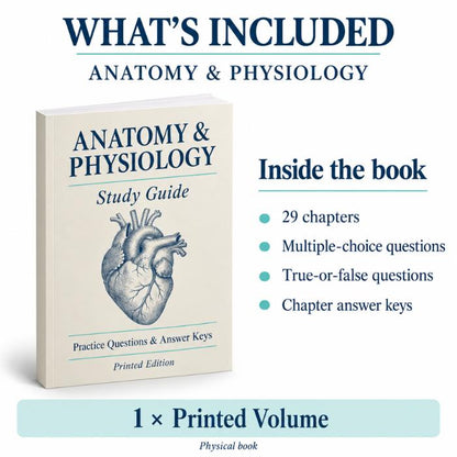 Anatomy and Physiology Study Guide – Printed Edition-PrepWithLaila